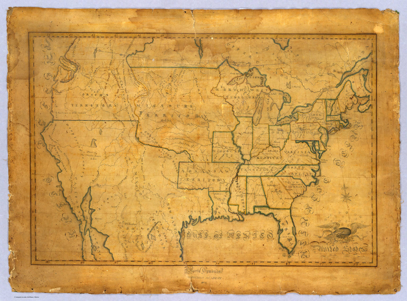Illustration for article titled Hand-drawn maps made by 19th-century school children